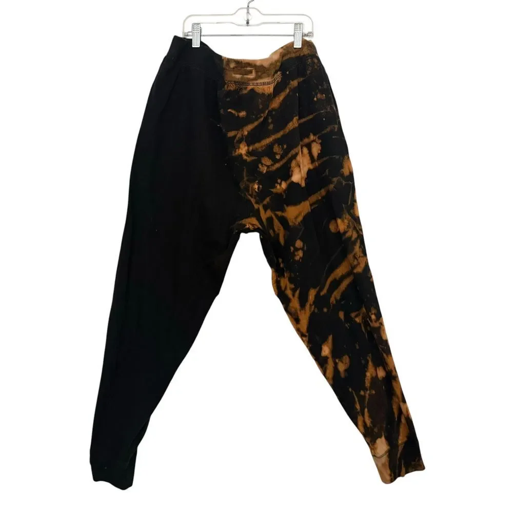 Polo Ralph Lauren Sleepwear Custom Bleached Two Tone Spell Out Logo Men 1X Black